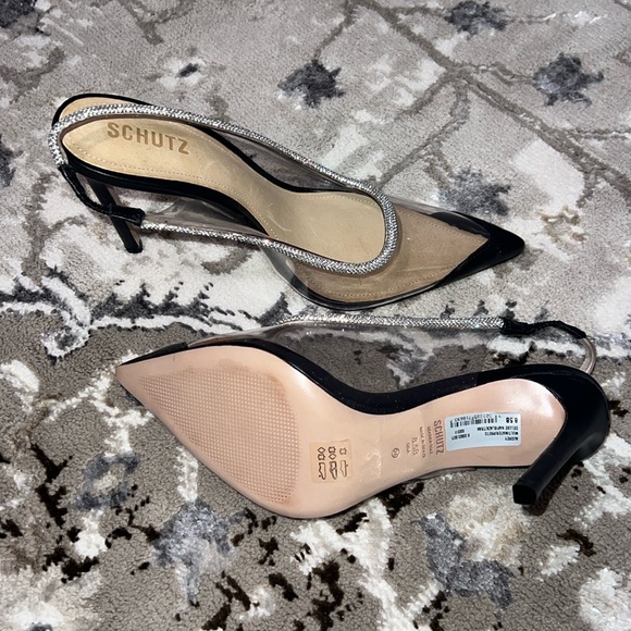 Schutz 8.5 Sling Back heels New - Picture 3 of 7